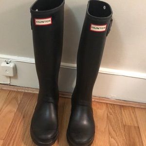 Hunter Original Tall Rain Boots Size 7